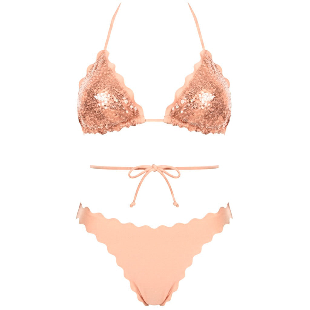 BIKINI TRIANGOLO PAILLETTES CIPRIA