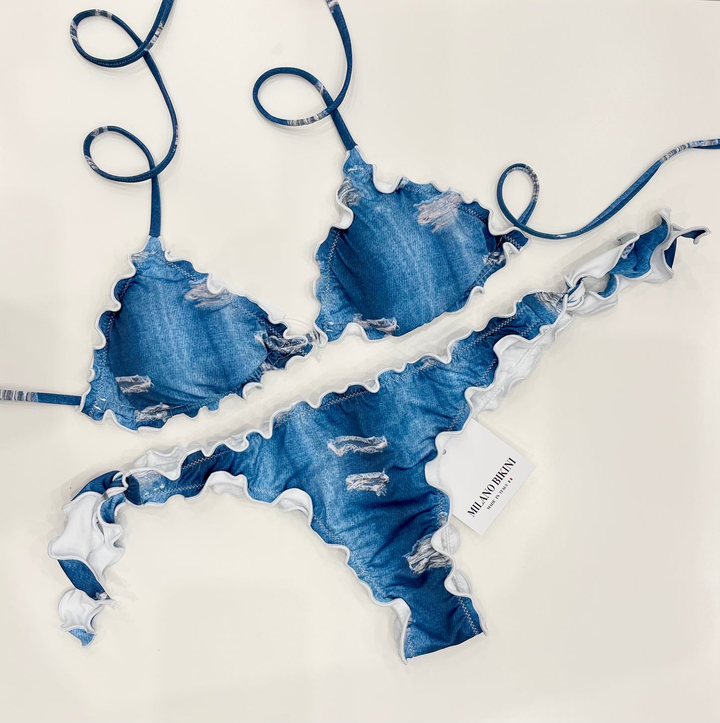 BIKINI TRIANGOLO DENIM