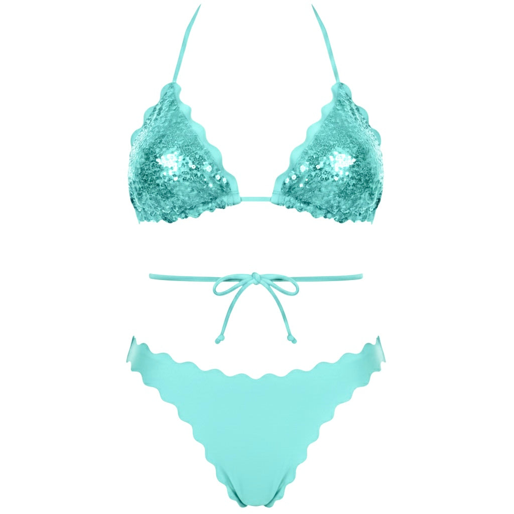 BIKINI TRIANGOLO PAILLETTES TIFFANY