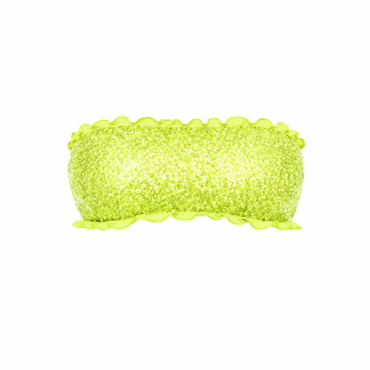 FASCIA PAILLETTES LIME