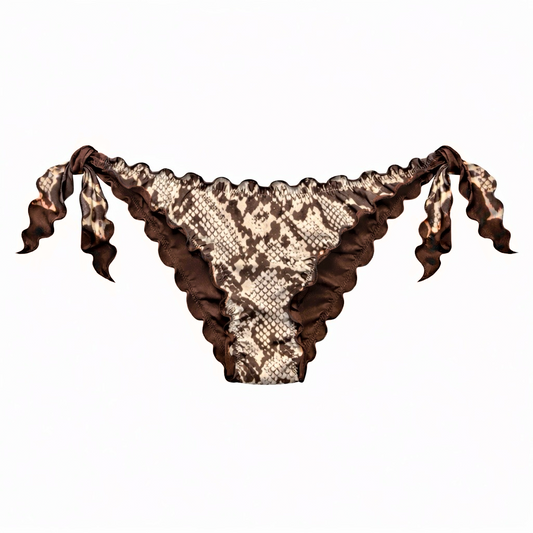 SLIP/BRASILIANA PITONE CHOCOLATE