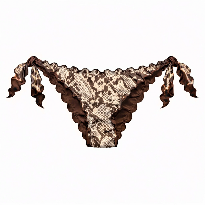 SLIP/BRASILIANA PITONE CHOCOLATE