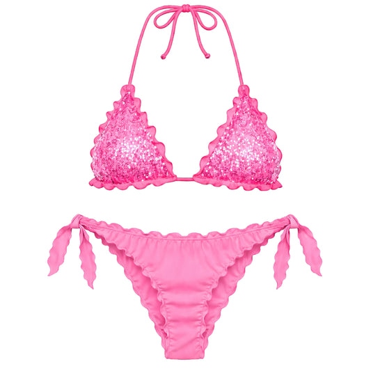 BIKINI TRIANGOLO PAILLETTES BARBIE