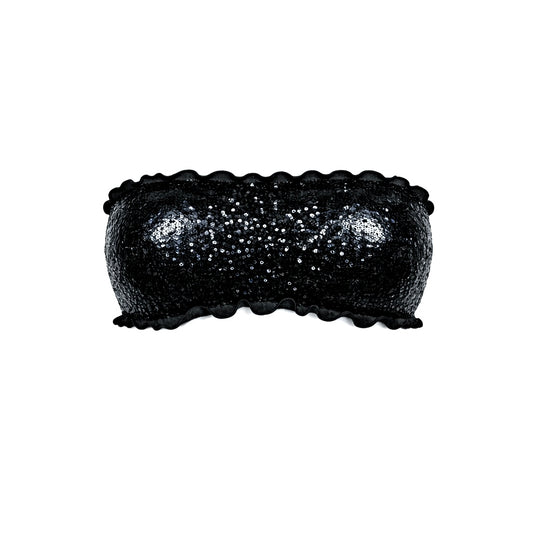 FASCIA PAILLETTES NERO