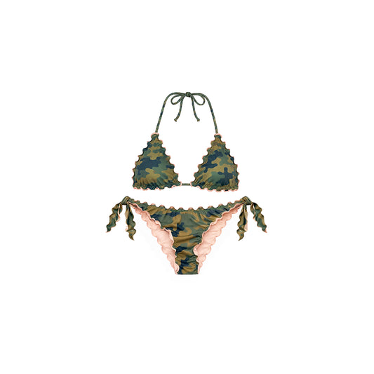 BIKINI BABY TRIANGOLO FANTASIA MILITARE CIPRIA