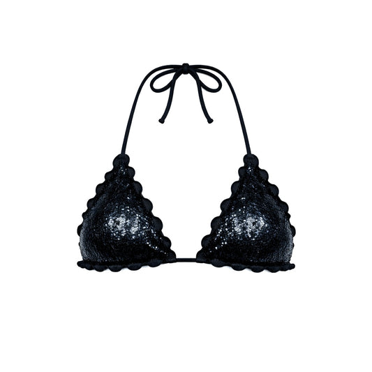 TRIANGOLO PAILLETTES NERO