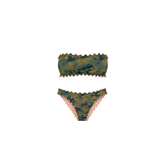 BIKINI BABY FASCIA FANTASIA MILITARE CIPRIA