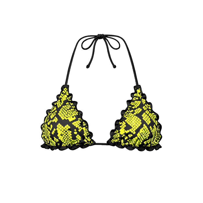 TRIANGOLO FANTASIA PITONE LIME